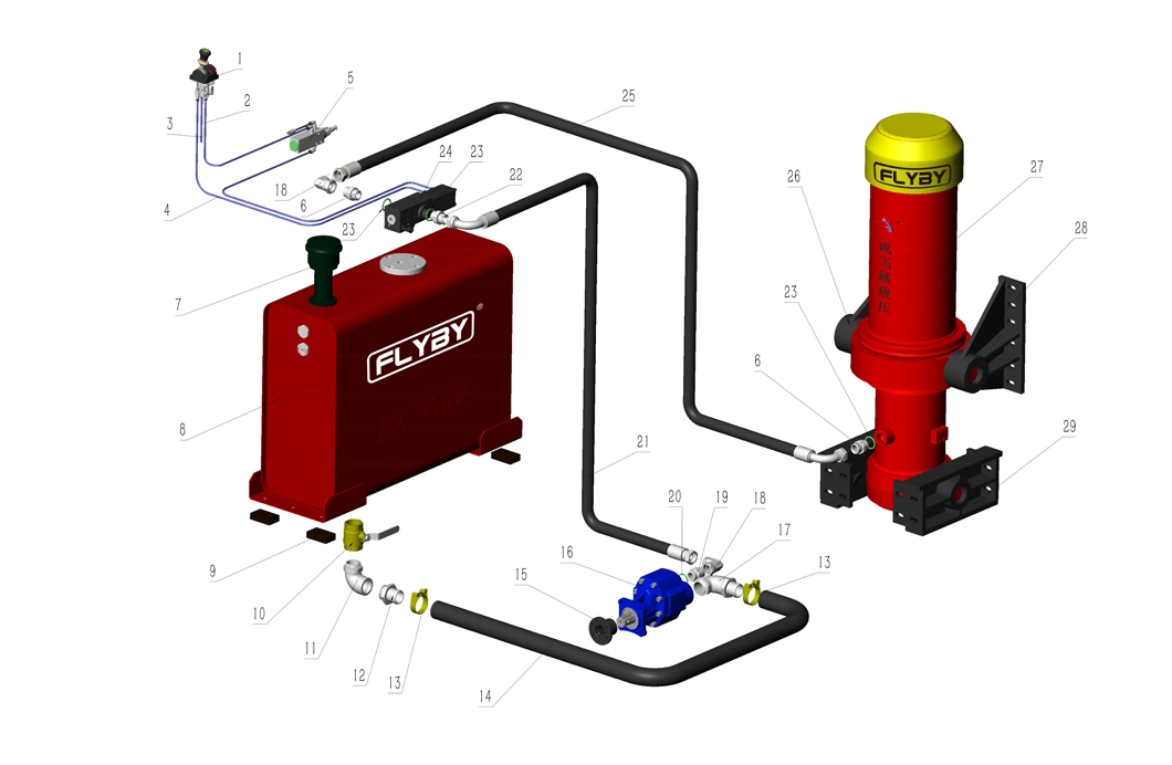 OEM Double Acting Customized Hydraulic Cylinder, Suitable for Engineering Vehicles and Drilling Equipment